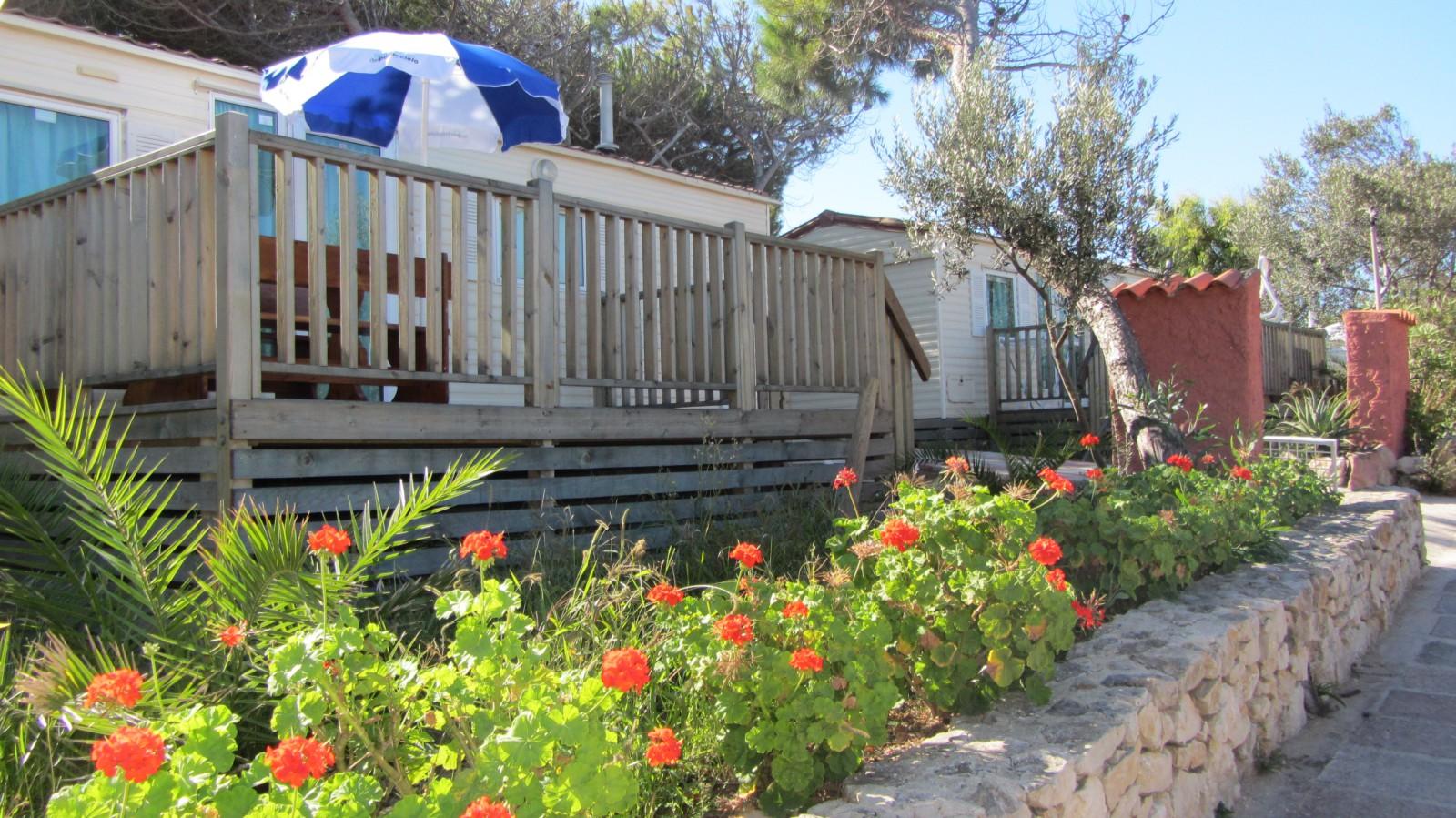 Casemobili deluxe in campeggio sulla spiaggia ad Alghero